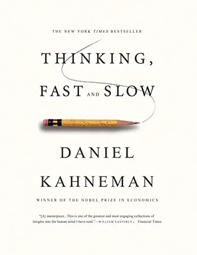 Portada de Thinking, Fast and Slow, de Daniel Kahneman.